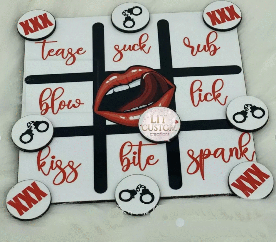 Sublimation Tic Tac Toe Board