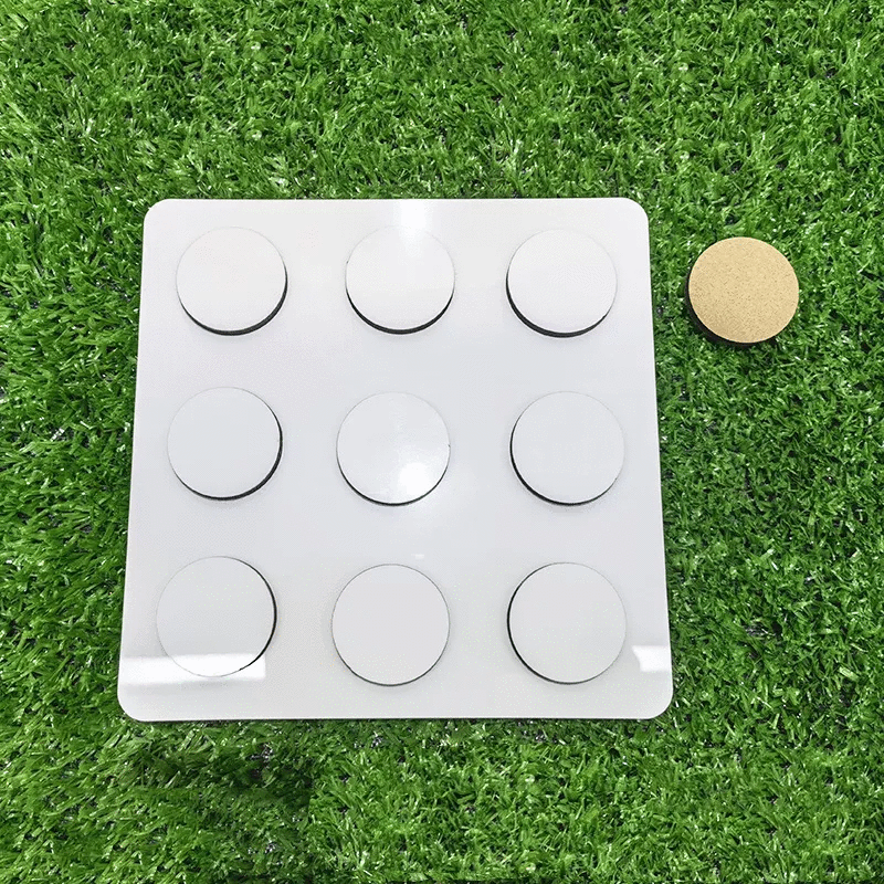 Sublimation Tic Tac Toe Board