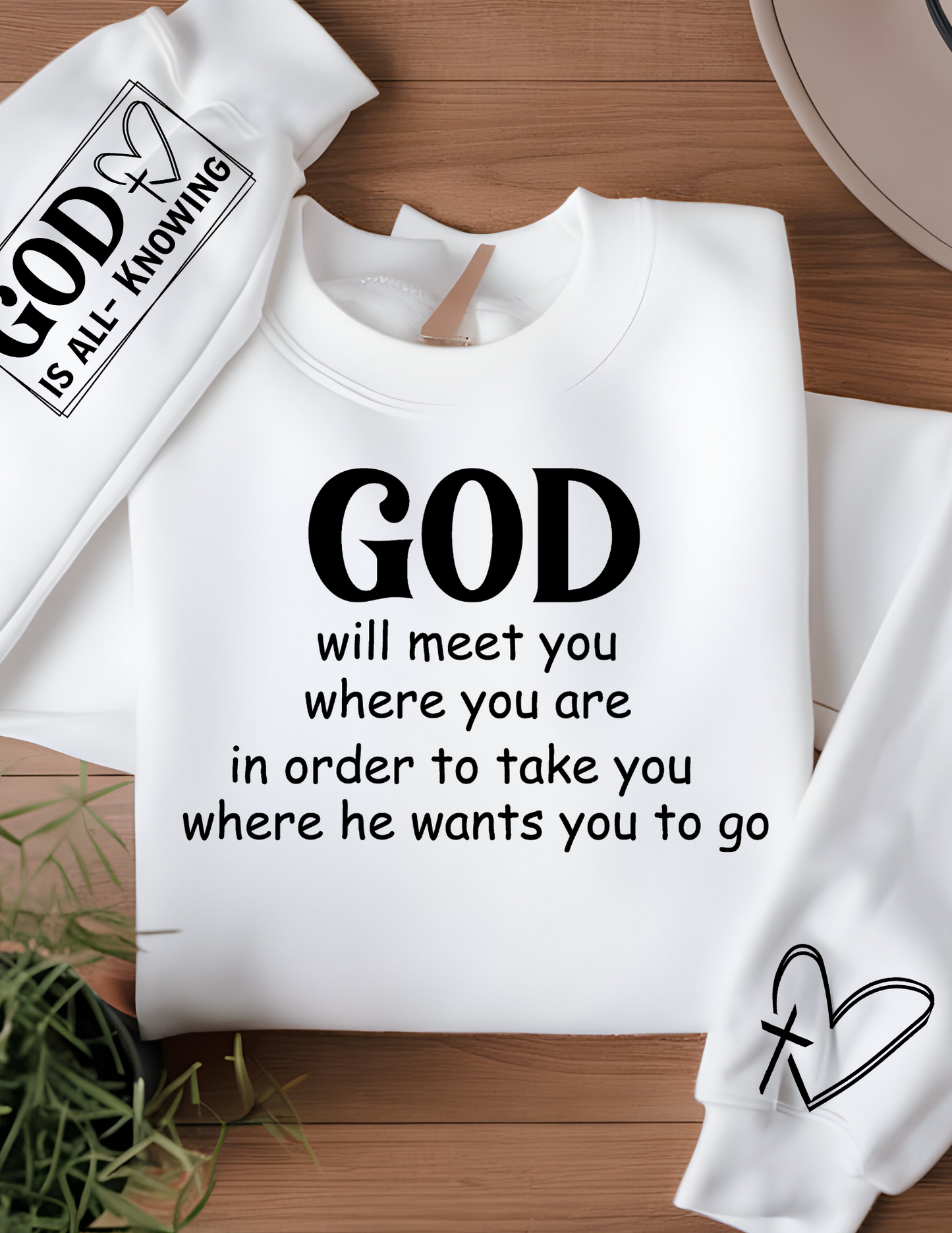 God will meet you