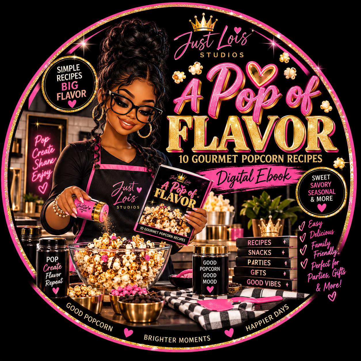 A Pop of Flavor digital ebook by Just Lois