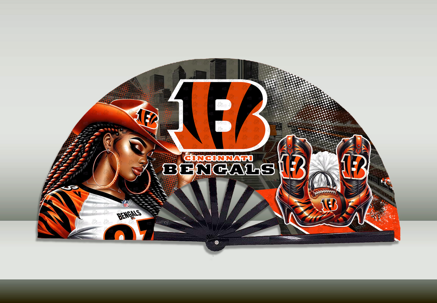 Football  Cowgirl Fan Prints