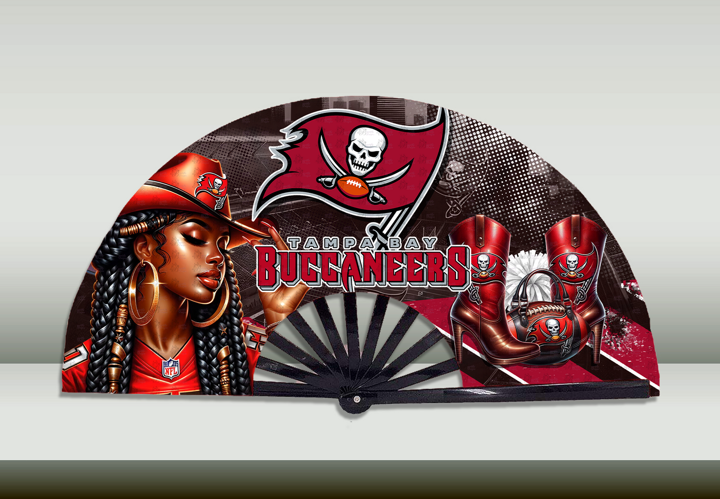 Football  Cowgirl Fan Prints