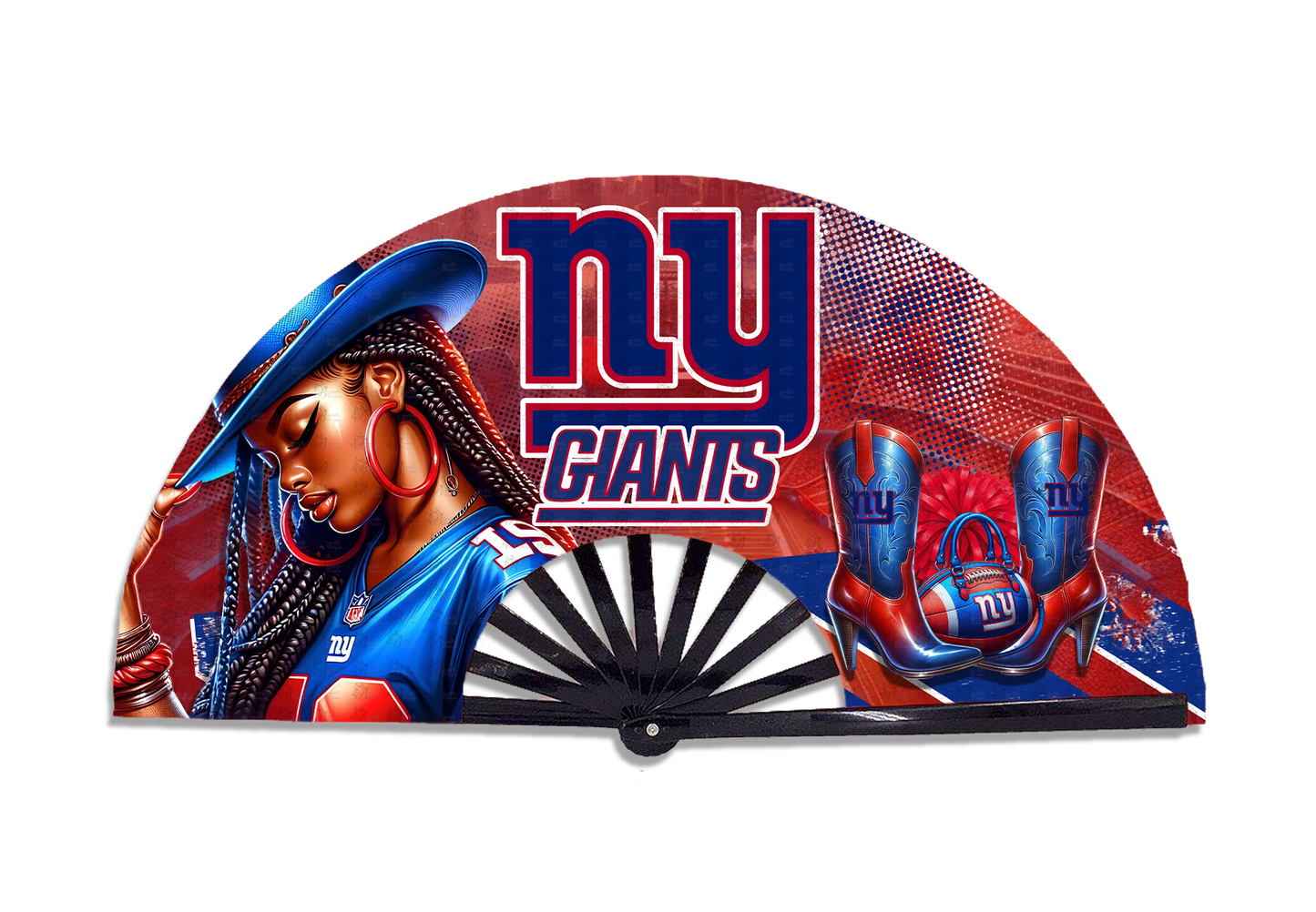 Football  Cowgirl Fan Prints