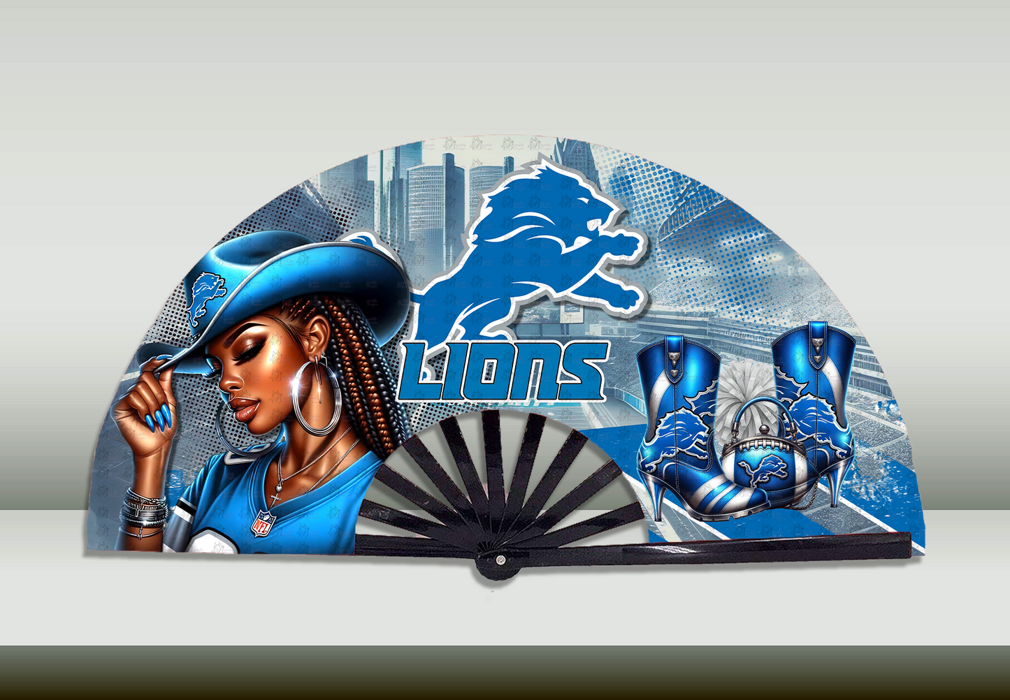 Football  Cowgirl Fan Prints
