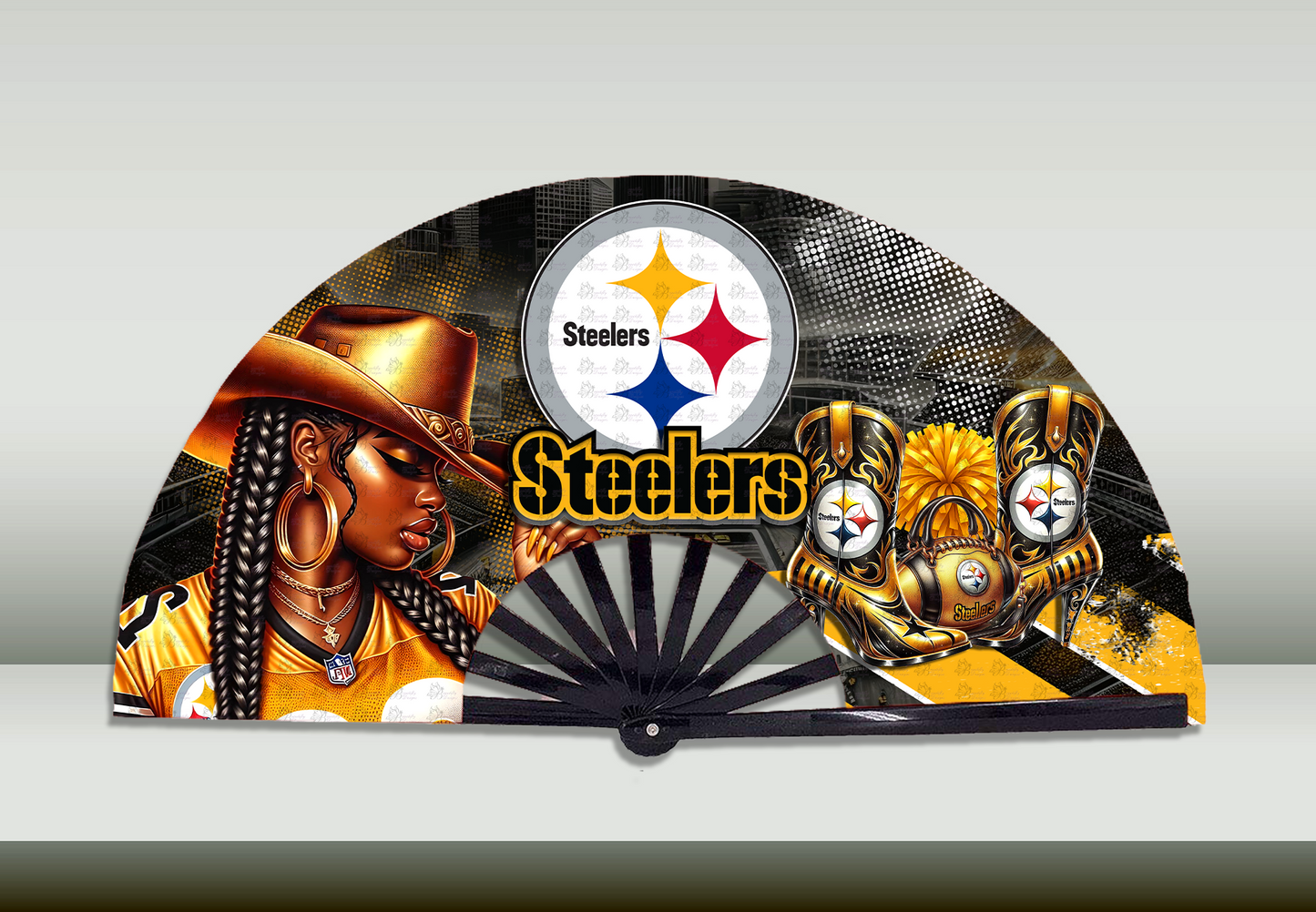 Football  Cowgirl Fan Prints