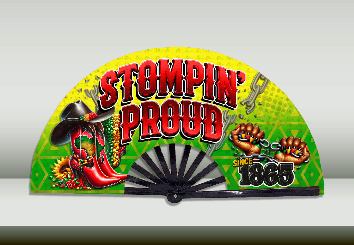 Juneteenth Clack Fan Design